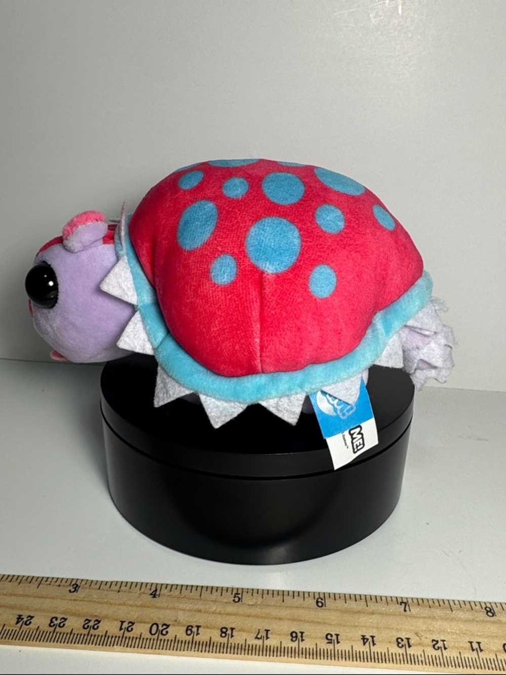 Adopt Me! Series 2 surprise plush pet Glyptodon character pink shell blue spots - Picture 3 of 6